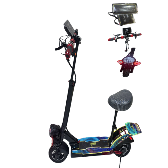 صورة سكوتر الوحش M7 الكهربائي 800 واط – مع إضاءة وشاشة إلكترونية